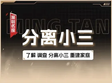 第三者分离调查 - 合法分离方案与家庭重建 第三者分离与家庭修复调查实景
